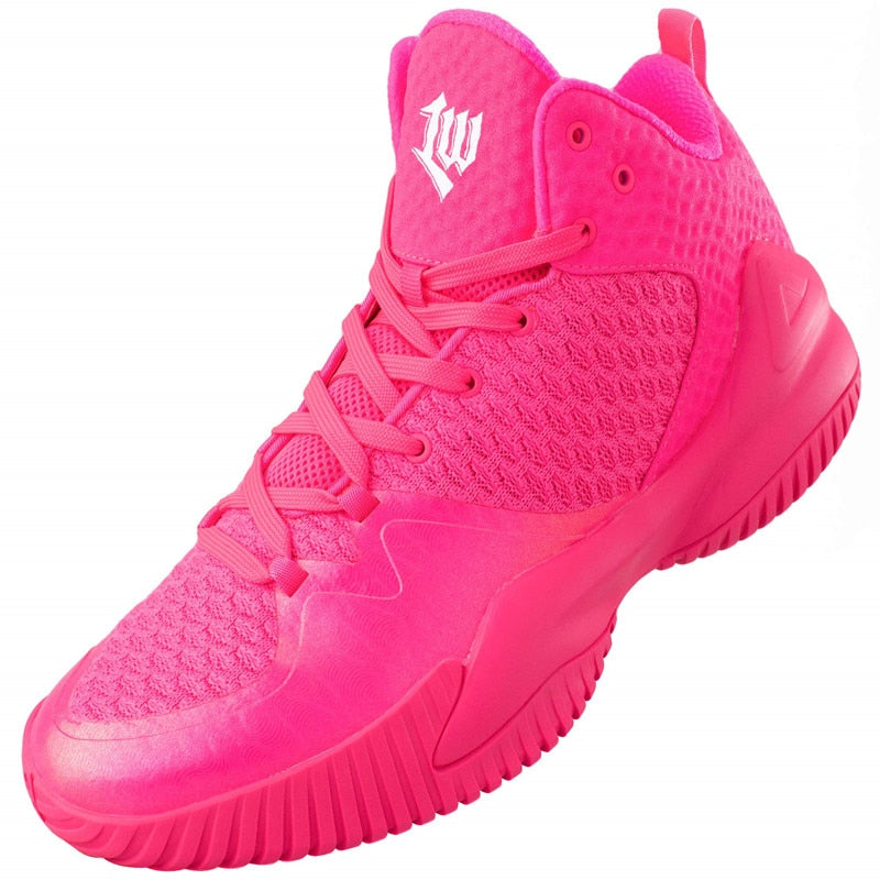 PEAK Lou Williams Street Master Basketball Shoes for Men and Women Non-slip Cushioning pink side
