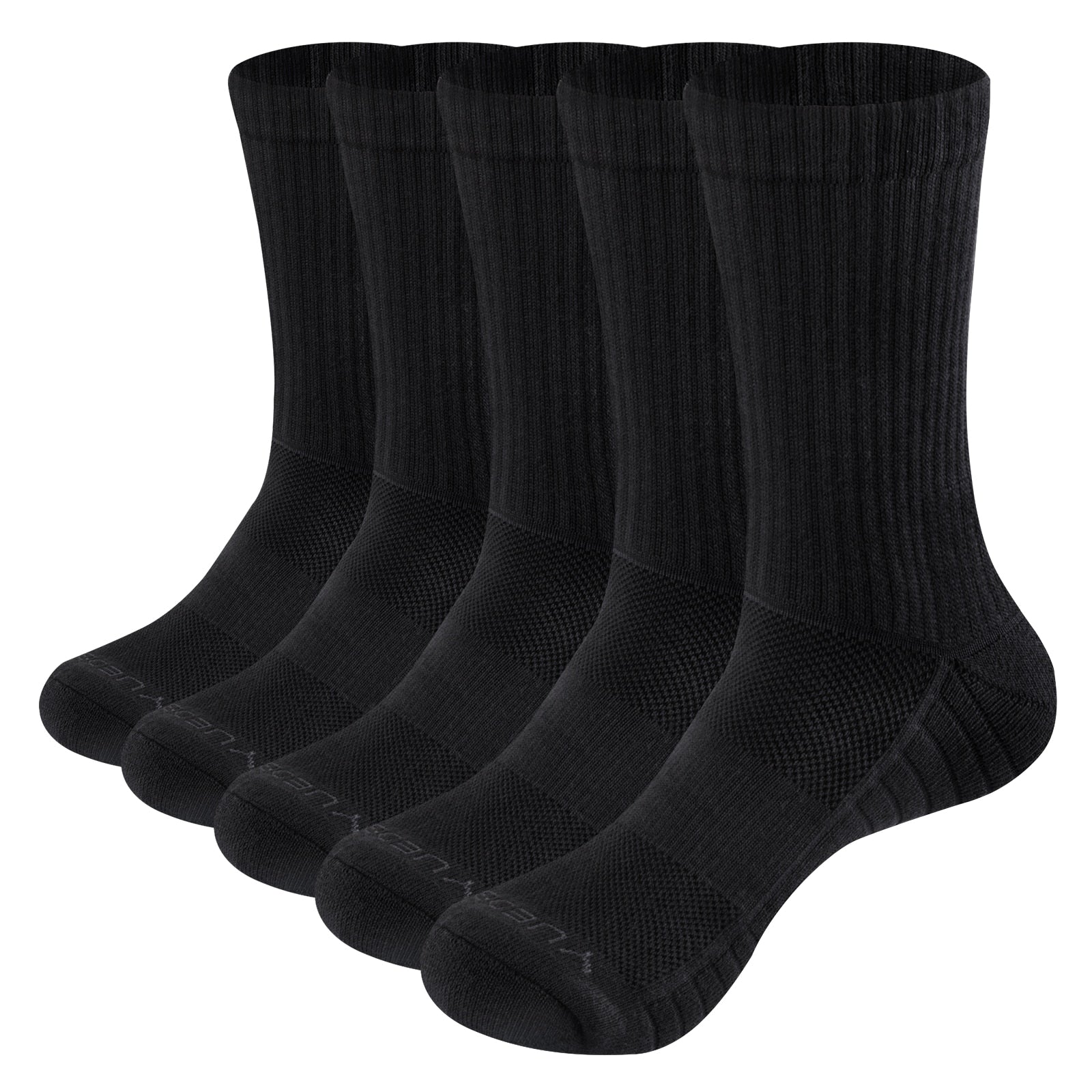 5 pairs Thick Breathable Cotton Cushion  Hiking & Trekking Socks 37-46 EU - 0