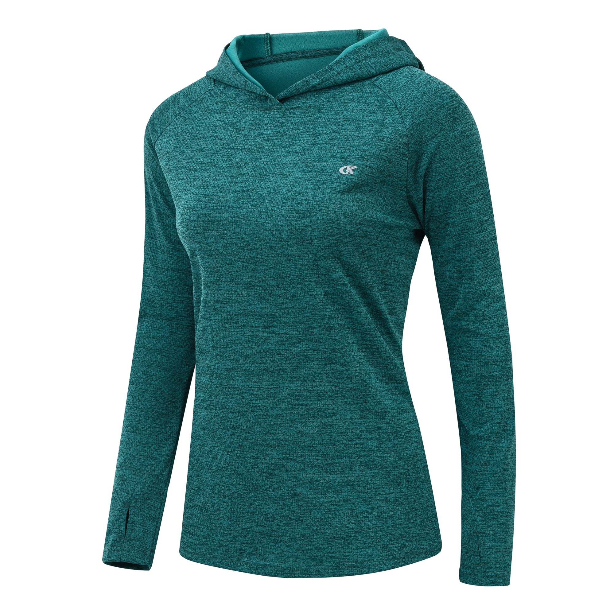 Buy blackishgreen Hiking and Running Long Sleeve T-Shirt Rash Guard UPF 50+ Quick Dry Lightweight For women