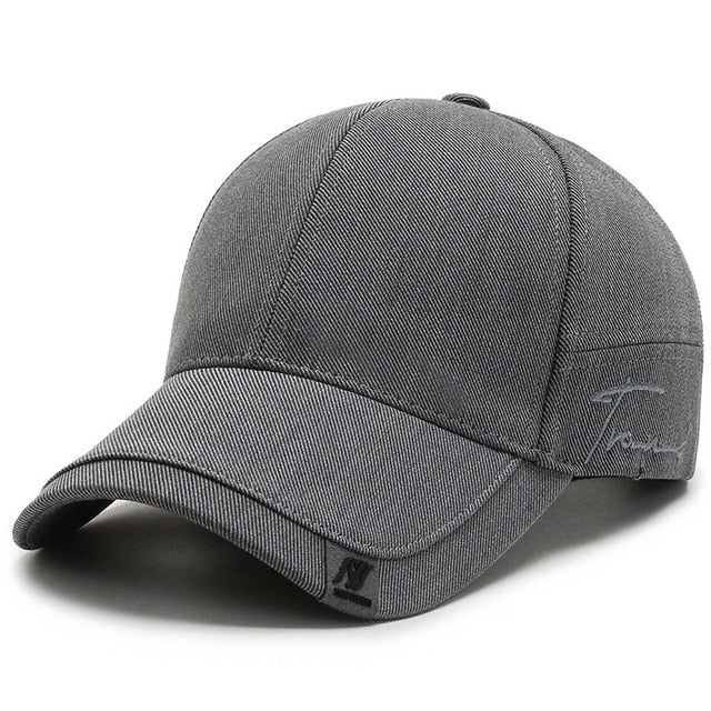 High Quality Solid Baseball Caps for Men Outdoor Cotton Cap Bone Gorras CasquetteHomme Men Trucker Hats - 0