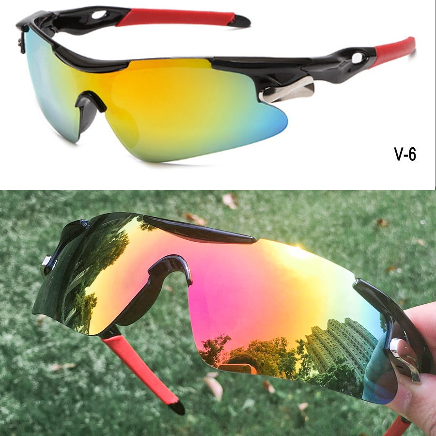 Buy v-6 Cycling Eyewear Mountain Bike Bicycle Glasses UV400 for Men &amp; Women
