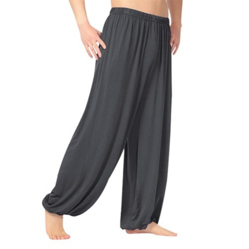 Buy dark-gray Harem Baggy Yoga Pants for men Pants