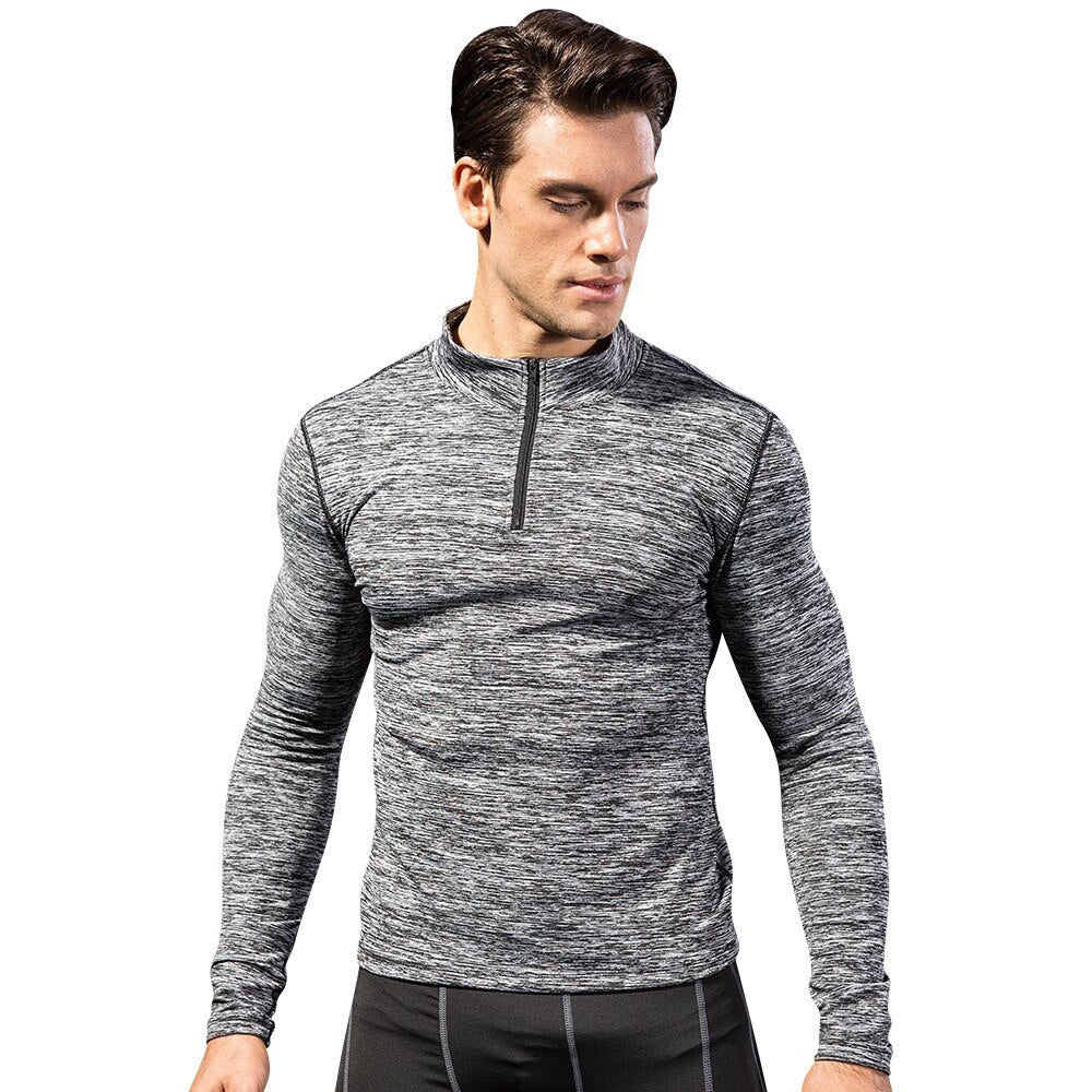 Lovmove Plus Velvet Zipper Base Long Sleeve Spandex Top for MenLovmove Plus Velvet Zipper Base Long Sleeve Spandex Top for Men blends fashion and function with its stretch top and good quality fabric. The soft, breathable materi0formyworkout.com