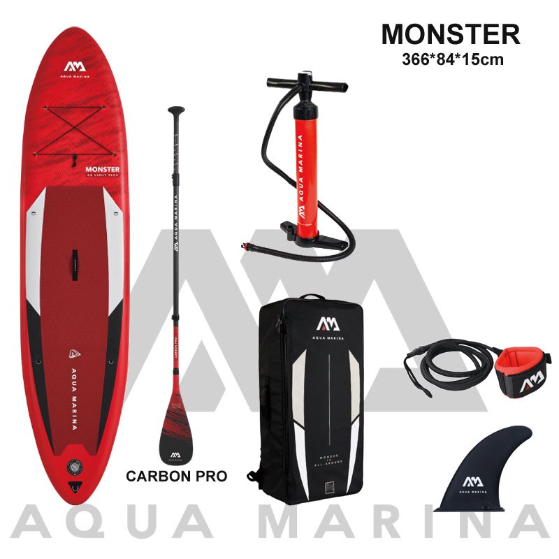 Buy set-i AQUA MARINA 12ft Stand Up inflatable paddle board MONSTER P 84 x 15cm