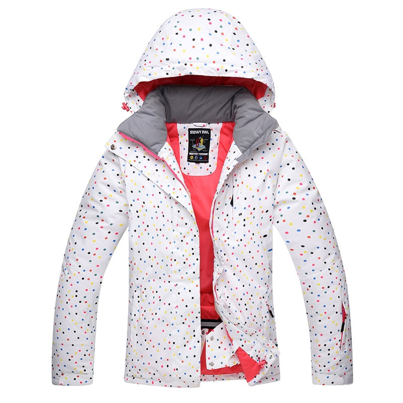 Buy white-jacket Thermal Ski Jacket &amp; Pants Set Windproof Waterproof Snowboarding Jacket or set for women