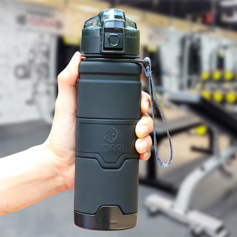 Buy black ZORRI Bottle For Water &amp; Protein Shaker