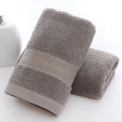Buy see-the-picture-2 British Style Simple Solid Colour Plain Pattern Man Washcloth Towel