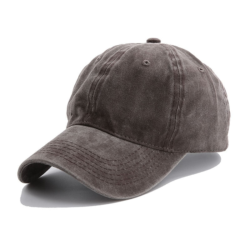 Buy coffee-cap Solid Vintage Visor Cotton baseball Cap