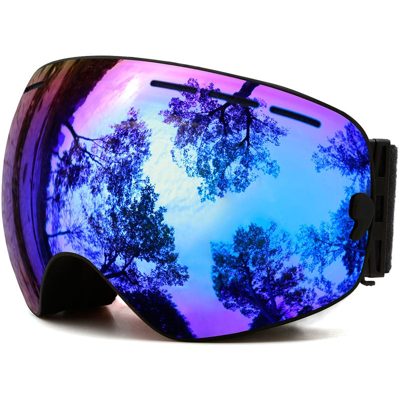 Buy c9-black-blue MAXJULI Ski Goggles - Interchangeable Lens - Premium Snow Goggles For Men and Women
