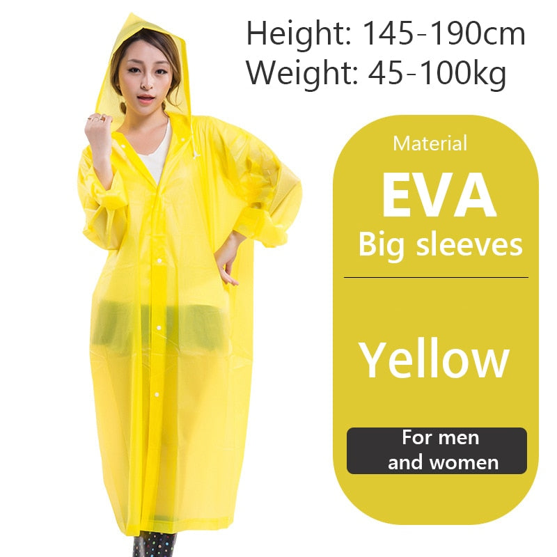 Buy yellow Impermeable Thickened Waterproof Raincoat
