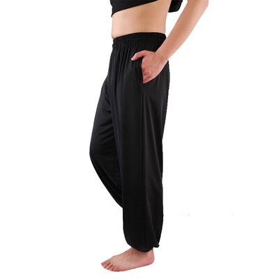 Customized Kung Fu Pants Nylon Wing Chun Tai Chi Clothing Martial Arts Yoga Pants men Loose самурай Wushu Artes Marcia Pants - 0