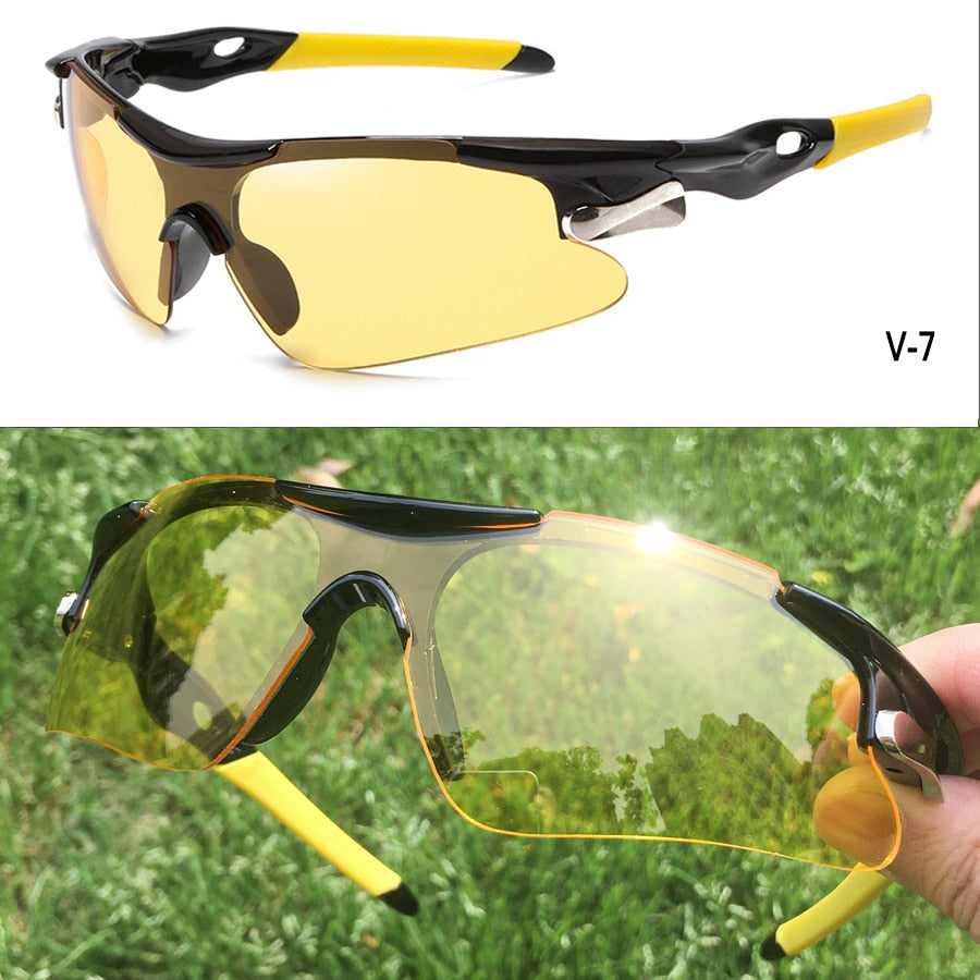 Buy v-7 Cycling Eyewear Mountain Bike Bicycle Glasses UV400 for Men &amp; Women