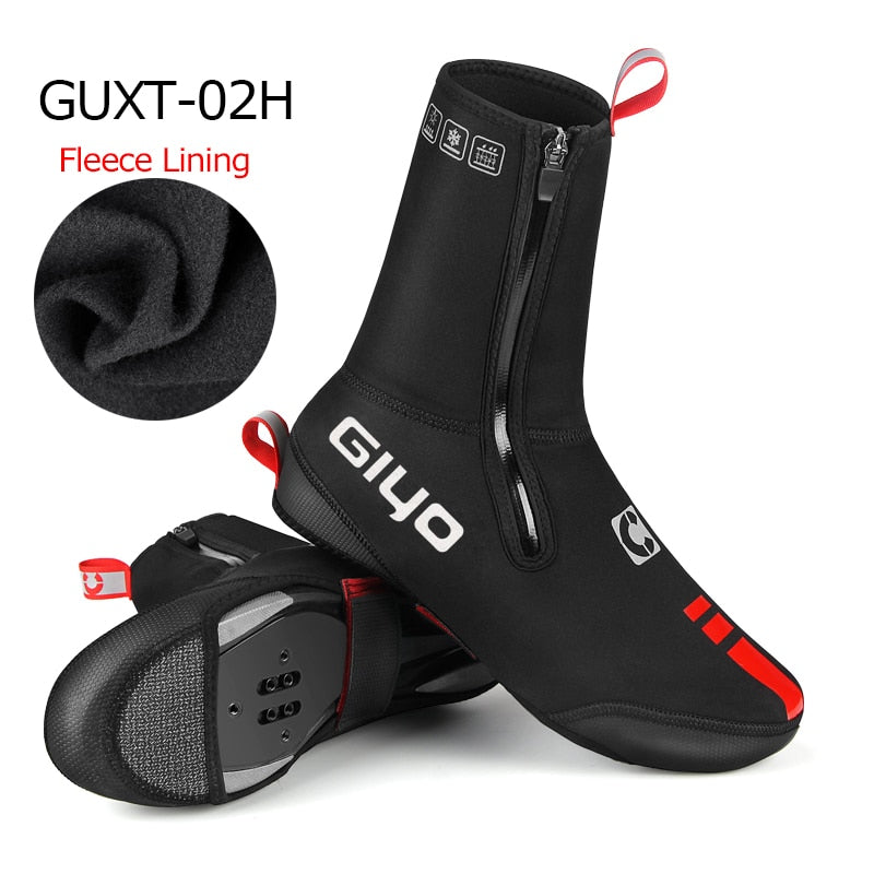 Buy fleece-guxt-02h GIYO Reflective Thermal Warm Cycling Shoe Covers for Men &amp; Women