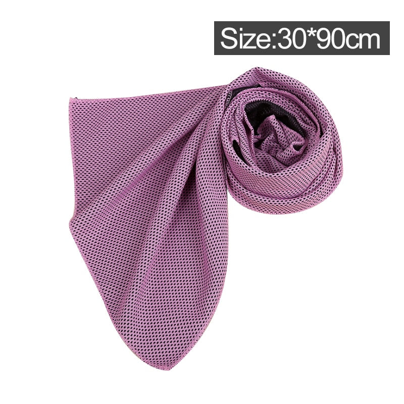 Microfiber Towel Quick-Dry Summer Thin Travel Breathable Beach Towel Outdoor Sports Running Yoga Gym Camping Cooling Scarf - 0
