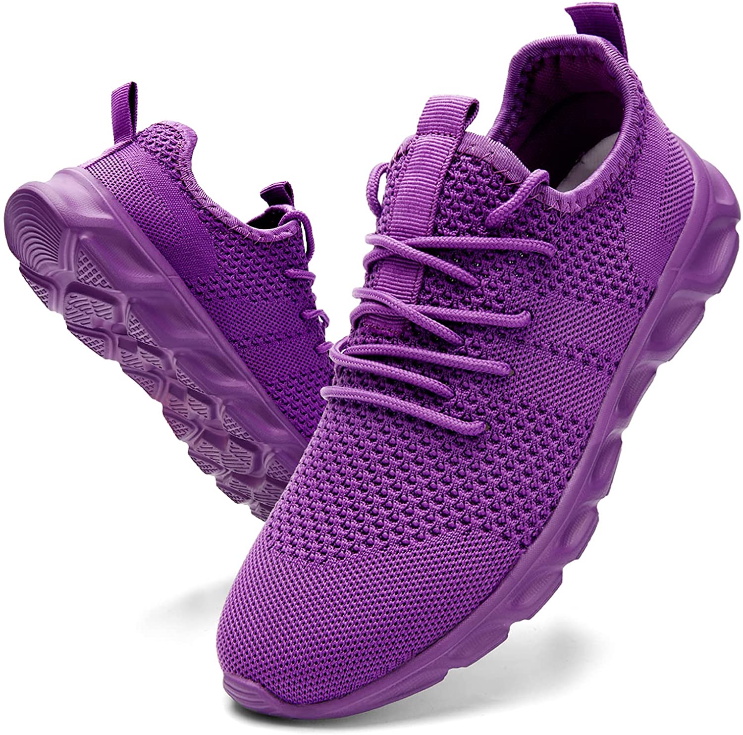 Buy purple 2022 Trend men&amp;#39;s casual shoes light sneaker white large size outdoor breathable mesh fashion sports black running tennis shoes