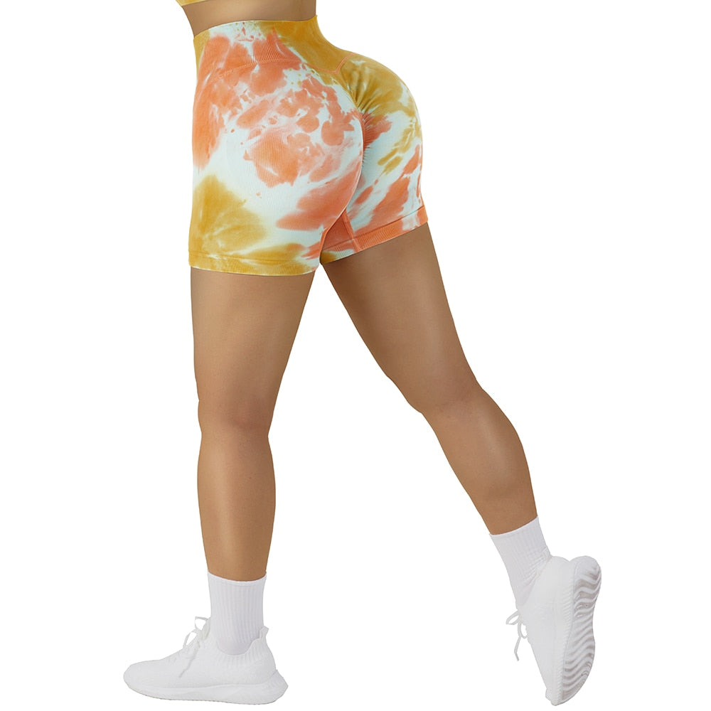 Buy sl951yt OMKAGI Waisted Seamless Sport Shorts for women