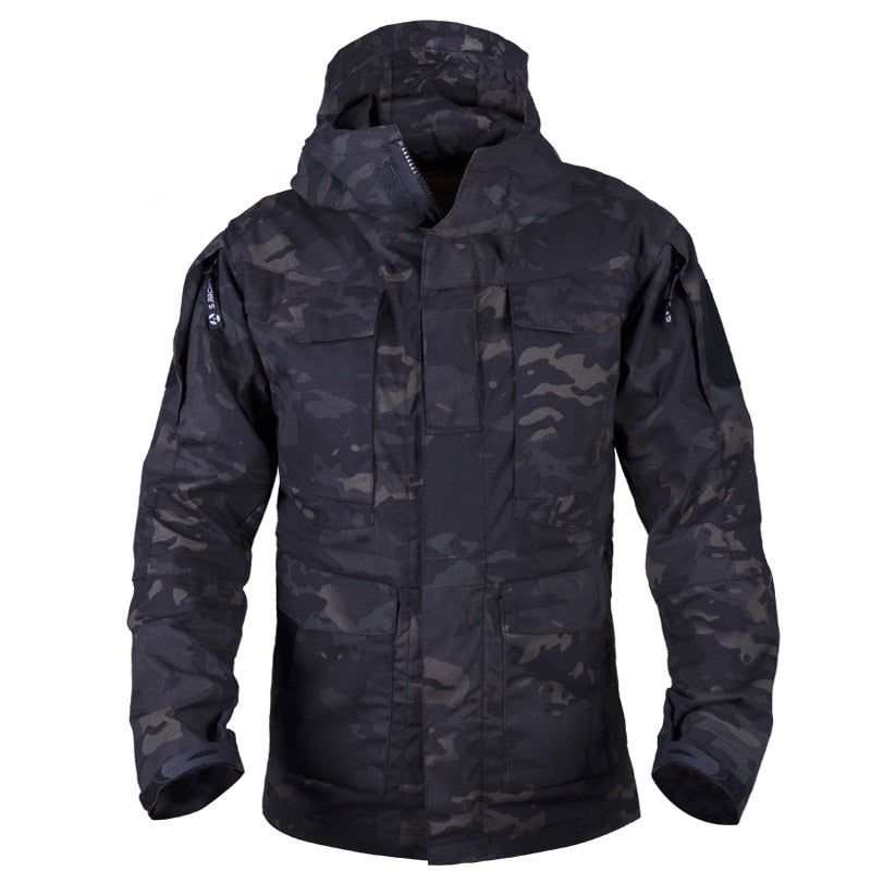 Buy mcbk M65 UK US Army Clothes Casual Tactical Windbreaker Men Waterproof Flight Pilot Coat Hoodie Military Field Jacket