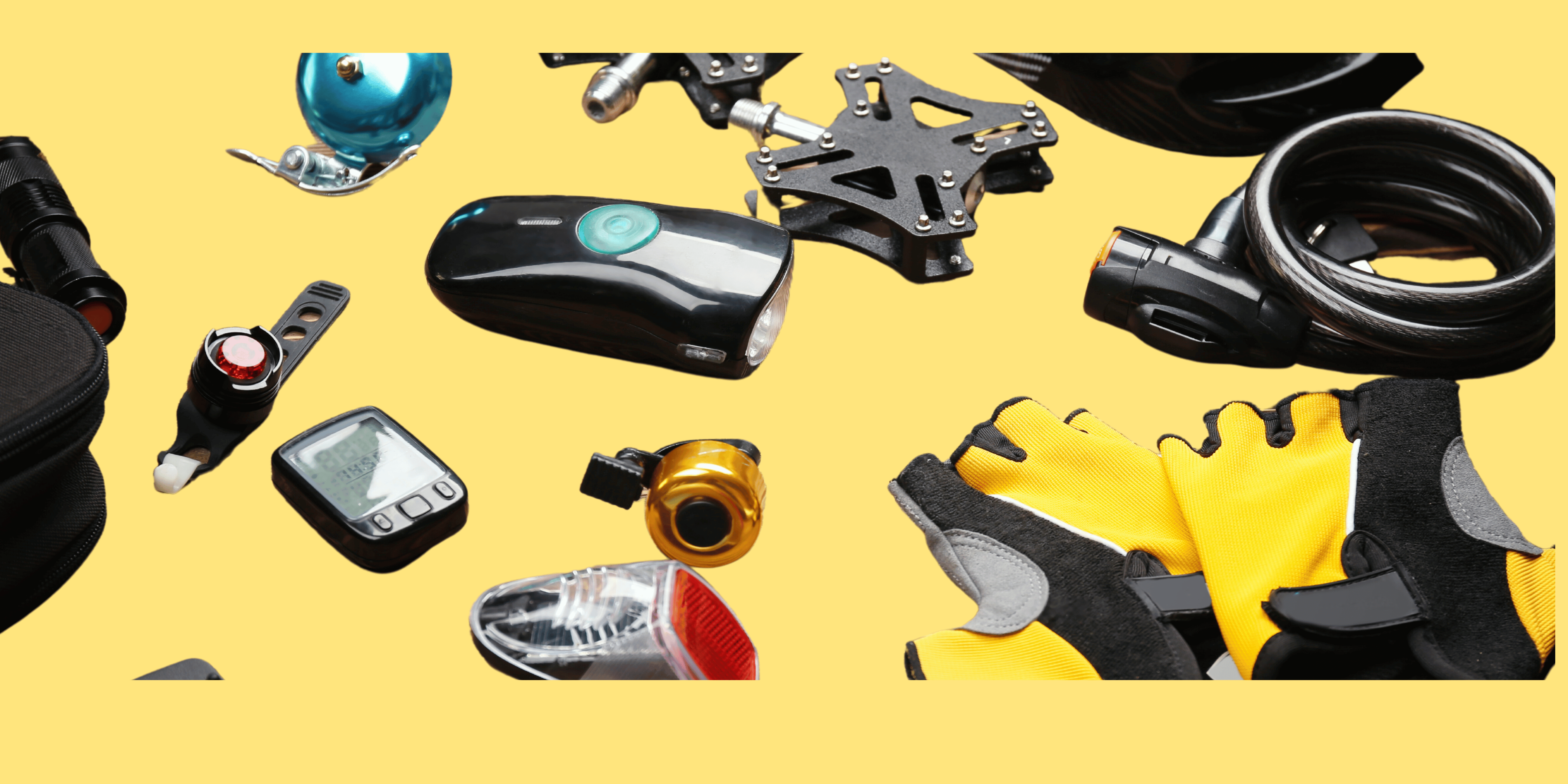 Cycling saddles, cycling pedals, cycling seats and cycling headlamps