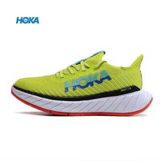 HOKA CARBON X3 Running Trainers  Breathable Anti Slip Sports shoes for Women & Men green