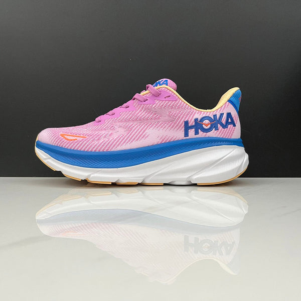 HOKA ONEONE Clifton 9 Running Trainers Breathable Anti Slip Sports Shoes for Women & Men