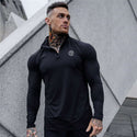 Long-sleeved Fitness and Bodybuilding T-shirt Gym Fitness Quick-drying Sports Tops