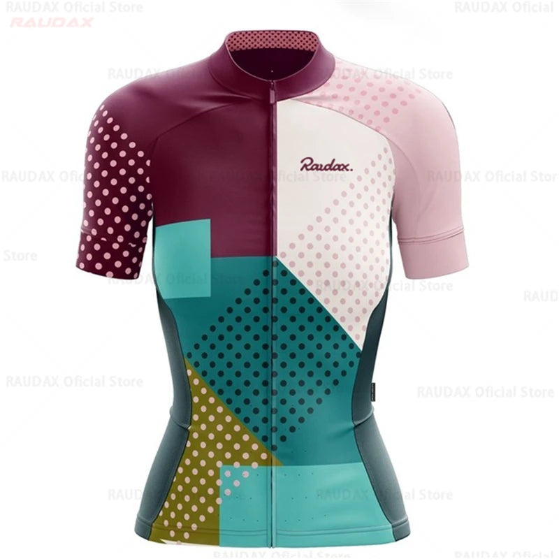 Women Cycling jerseys and bib Set Cycling Jersey Set for summer cycling multicolour cycling jesrsey for women
