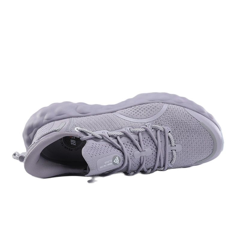 PEAK TAICHI CLOUD R1 trainers AI Design Lightweight Running Shoes for Men and Women grey top