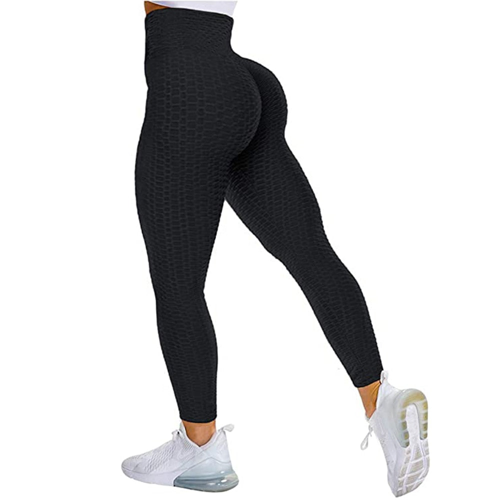 Comprar textured-black High Waist Seamless Leggings For Women Fitness Push Leggings Pants