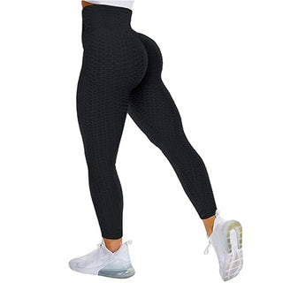Compra textured-black High Waist Seamless Leggings For Women Fitness Push Leggings Pants