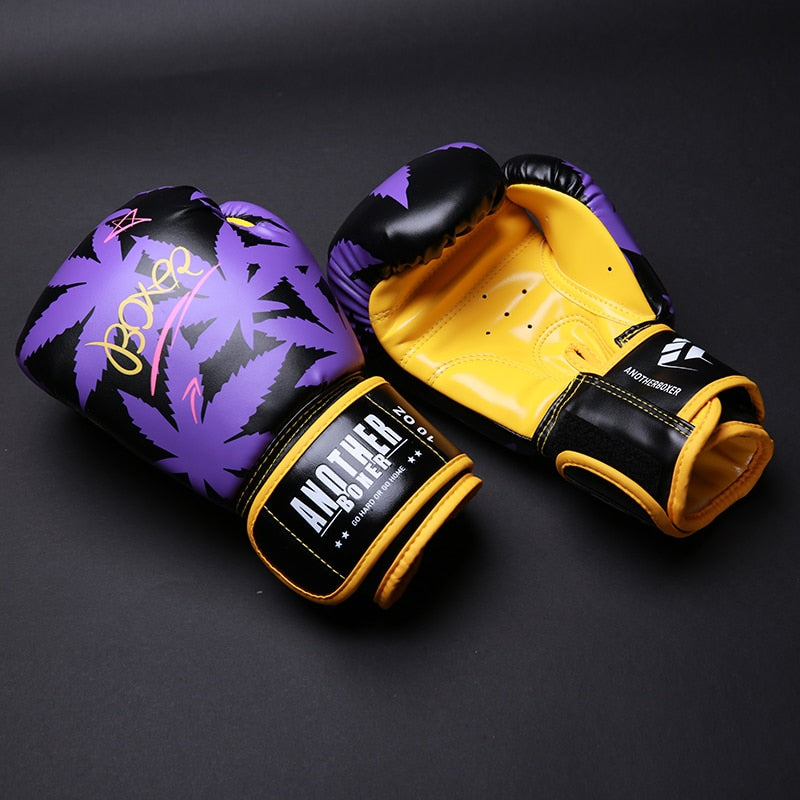 Boxing Gloves 4 to 14oz PU Leather Boxing Training Glove For Men and Women