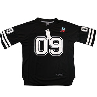 Compra black-09 Quick Dry Breathable T-shirts For Mne American Football-style Jersey Shirt Loose  t-shirt Size M-XXL