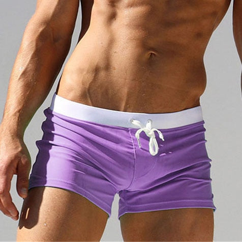 Acheter purple ALSOTO Summer beach and Swim shorts for Men