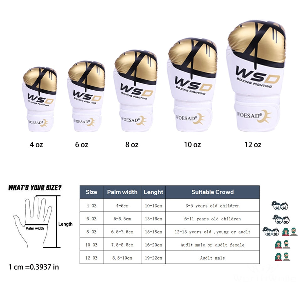 WorthWhile PU Boxing Gloves for Men and Women