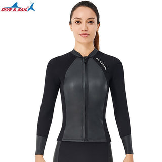 Compra women-jacket Premium Wetsuit 2MM Neoprene Top / Jacket for Scuba Diving, Snorkelling or Kite Surfing  for Men and Women