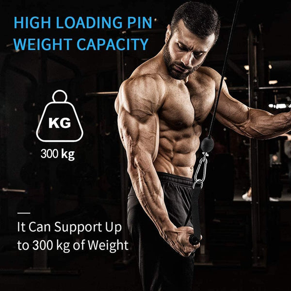 Gym Wire Rope Fitness Cable Pulley Machine System Heavy Duty Steel Wirerope For Home gym Pull Down LAT Lift Pulley Bodybuilding