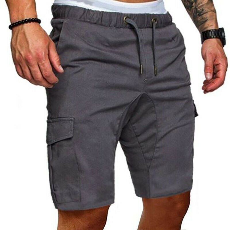 Mens Cargo Shorts Pants for Summer Beach Sport and Gym-5