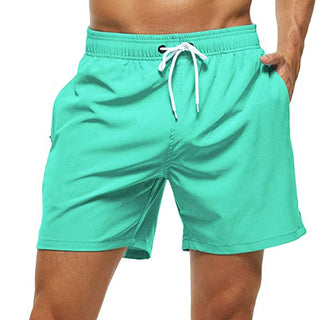 Beach Shorts Elastic Closure Quick Dry Swim Shorts For Men