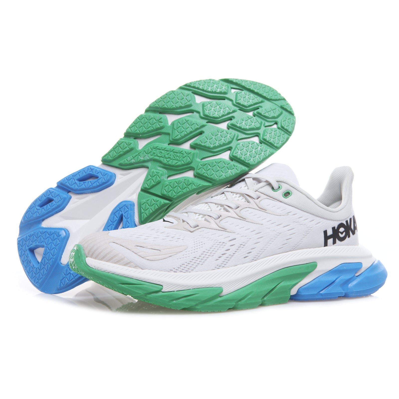 HOKA One Clifton Edge Running Trainers Breathable Anti Slip Sports Shoes for Women & Men