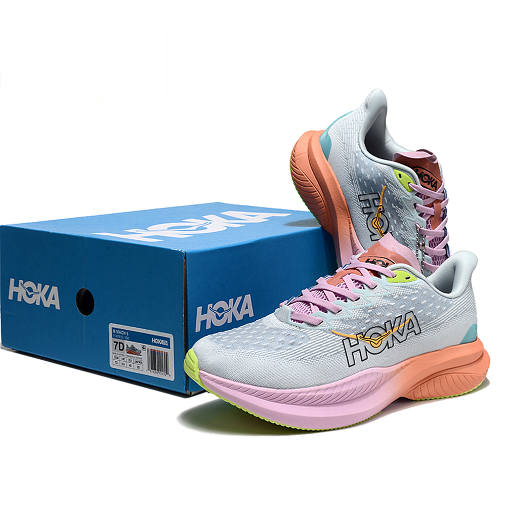 Hoka pink road runner 