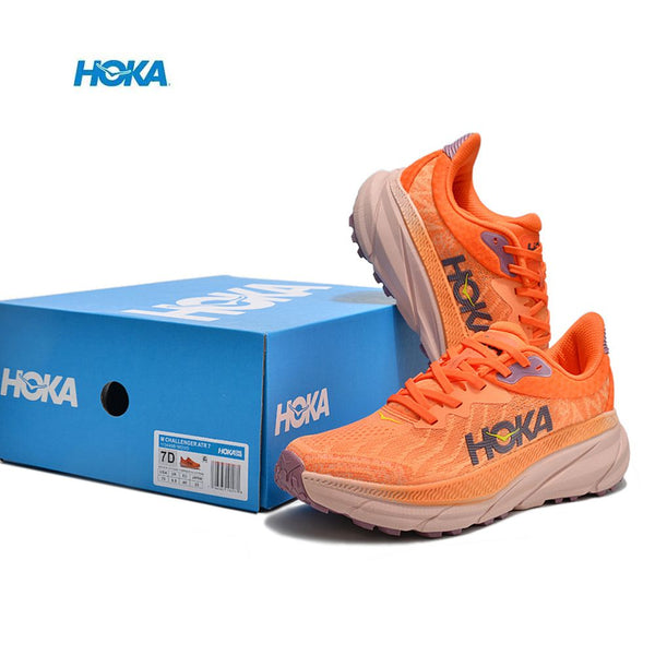 HOKA ONE ONE Challenger 7 All-terrain Running Shoes for Men and Women with box