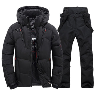 Thermal Ski Suit for Men Windproof Skiing Jacket and Bibs Pants Set for Men 