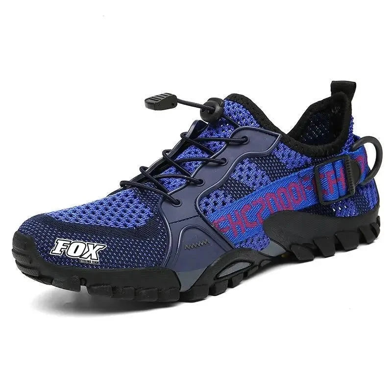 Breathable MTB cycling shoes for Men blue