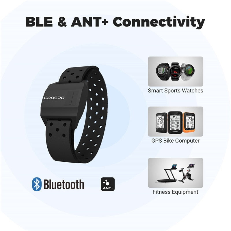 Heart Rate Monitor Armband Optical Fitness Sensor Bluetooth 4.0 ANT+