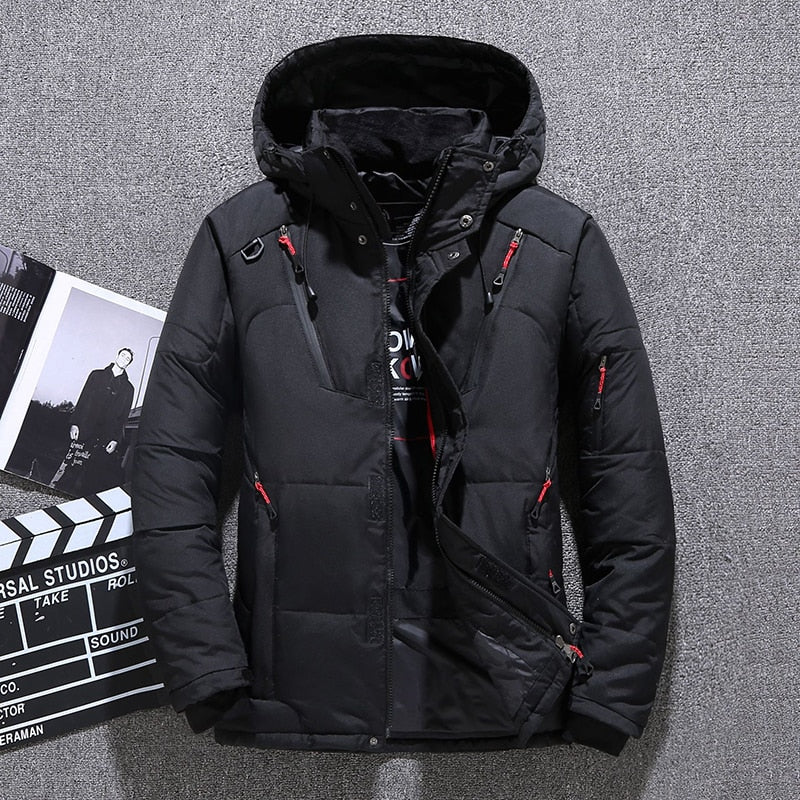 Comprar 1pc-black-jacket Thermal Ski Suit for Men Windproof Skiing Jacket and Bibs Pants Set for Men