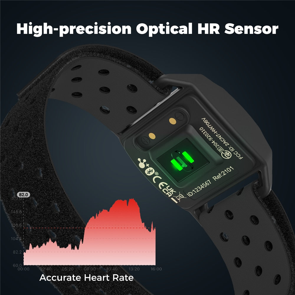 Heart Rate Monitor Armband Optical Fitness Sensor Bluetooth 4.0 ANT+  
