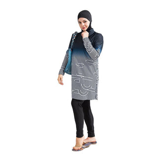 Compra msw09-c 3PCS Muslim swimwear for women long sleeve swimsuit burkini modest swimwear
