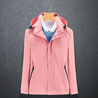 Compra women-pink Waterproof Hiking Jackets for Women  Reflective Windbreaker for Camping and Trekking