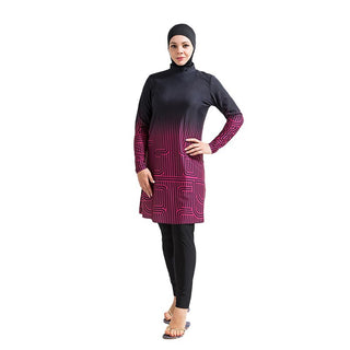 Compra msw09-a 3PCS Muslim swimwear for women long sleeve swimsuit burkini modest swimwear