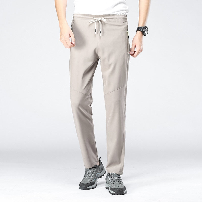 Hiking Pants Quick Dry Anti-UV Camping trouser for men beige 