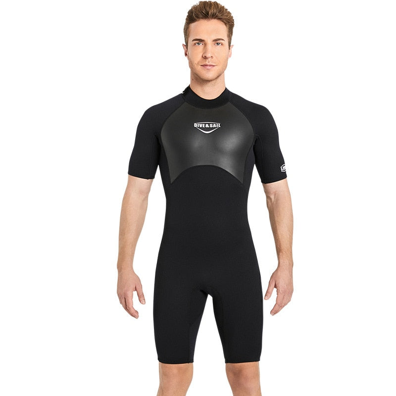 Buy mens-black 2mm Neoprene Short Professional Diving Surfing Clothes Pants Suit For Men and Women Diving Suit for Cold Water Scuba Snorkeling